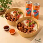 Duo Box Oshitori : deux bowls de karaage, deux sauces et deux boissons